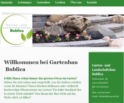 Gartenbau Und Landschaftsbau Bublica Gestaltung Von Besonderen